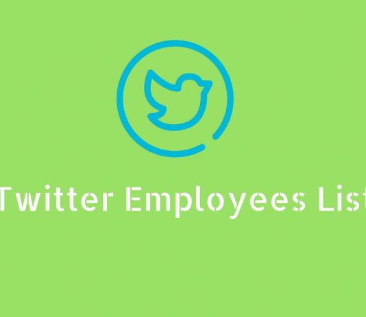 Twitter employees list